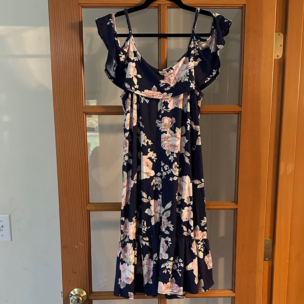 Floral Ruffle Dress - Picture 3 of 3